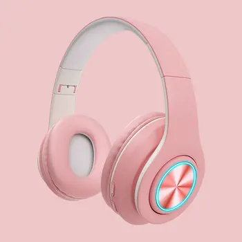 Pink Wireless Gaming Headphones
