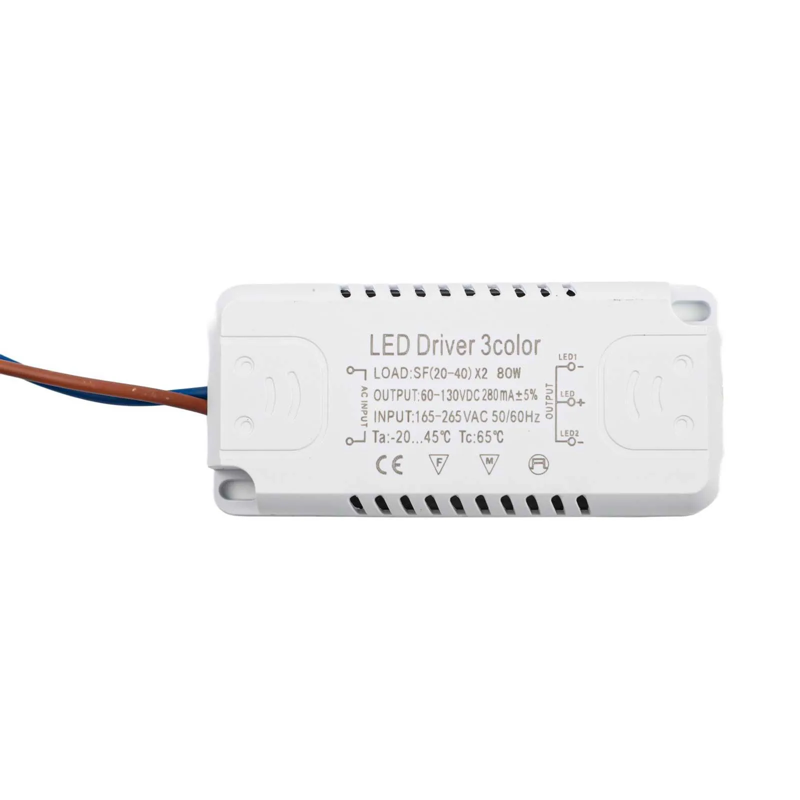 LED-Treiber, 3-Farben-Adapter, 8–24 W, 20–40 W, 30–50 W, 40–60 W, 50–70 W, für LED-Beleuchtung, nicht isolierender Transformator-Treiber-Ersatz – Detail 19