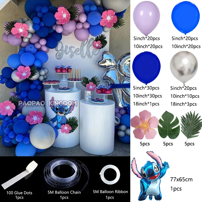 53pcs Disney Lilo And Stitch Birthday Party Supplies Foil Balloons Arch  Garland Kit Party Decorations For Boys And Girls - Ballons & Accessories -  AliExpress