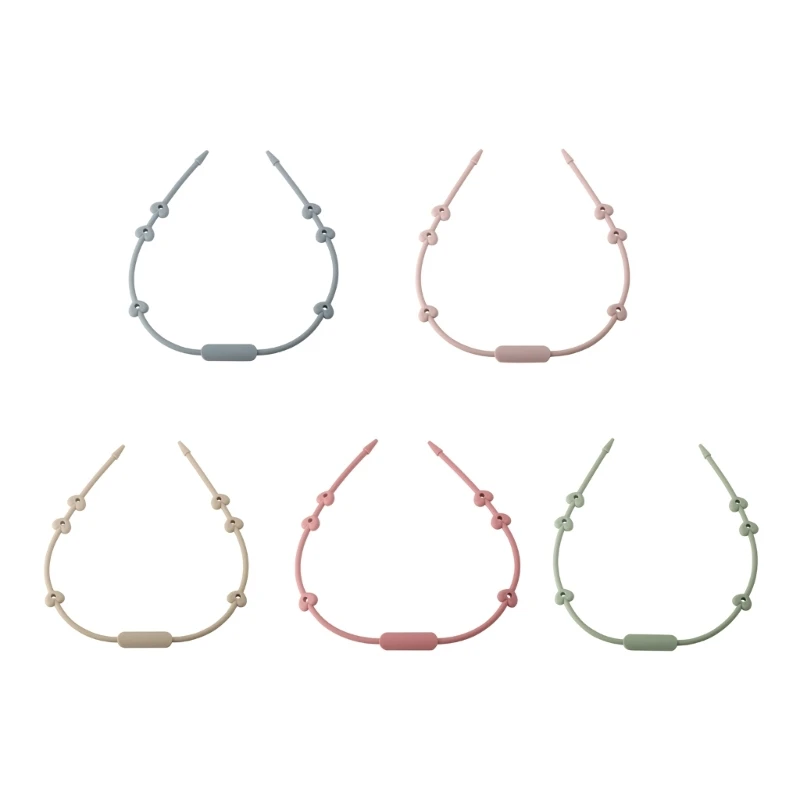 

Universal Baby Toy Leash Silicone Chain for Soother & Teething Rings Durable 40JC
