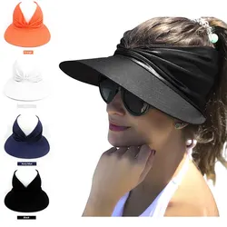 Sport Sun Visor Hats Empty Top Baseball Sun Cap Ladies Sun Hats with UV Protection Beach Sun Hats for Young Girls Women