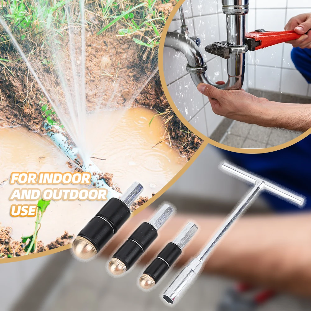 PPR Pipe Strap Stopper Durable Hot-melt Water Stop Pin 1 Inch/1/2 Inch/3/4 Inch Water Stop Pin Kit Reusable for Plugging Bathtub