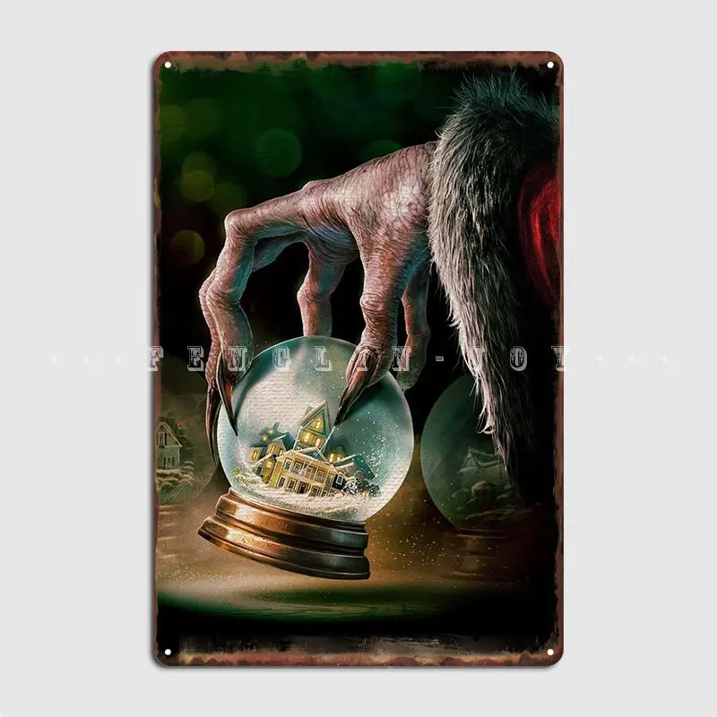 

Krampus металлический знак кинотеатр кухня роспись дизайн кухня жестяной знак плакат