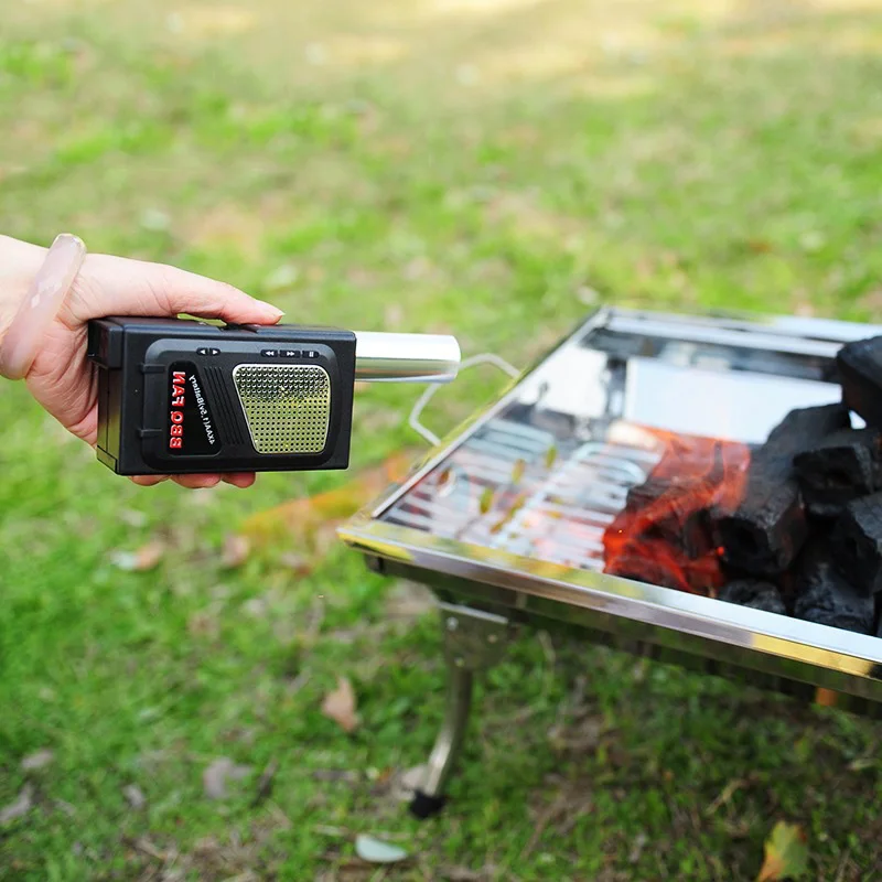 Outdoor Camping BBQ Blower Portable Handheld Fan Picnic Cooking Lighter Tool