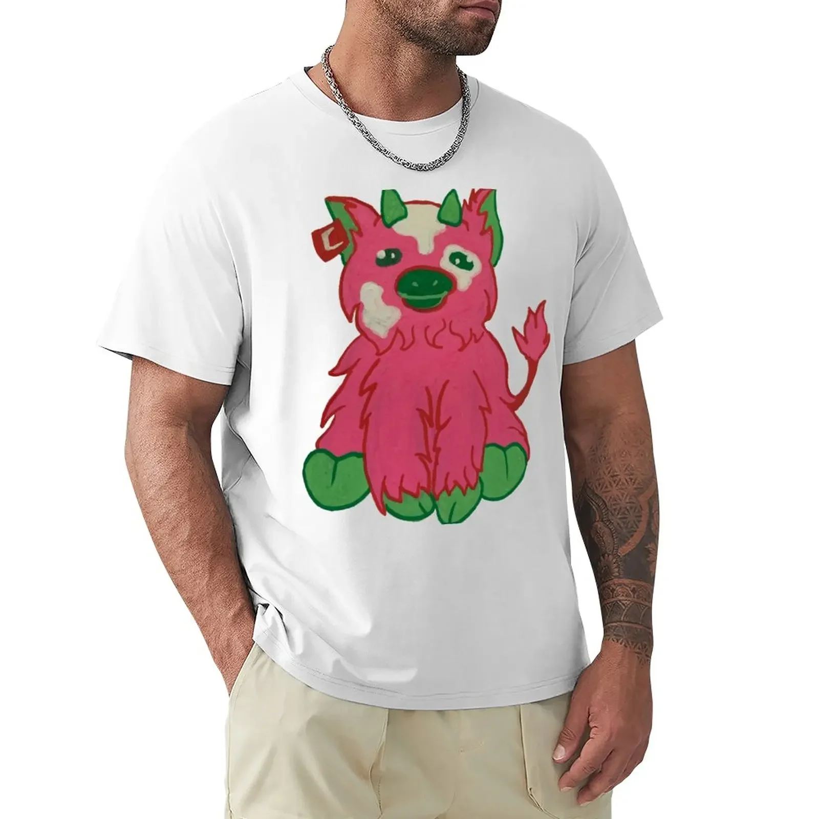 Strawberry Cow, Make Me Go Wow T-Shirt Per Un Ragazzo Ragazzi Animal Print Camicie Graphic Tees T-Shirt Da Uomo