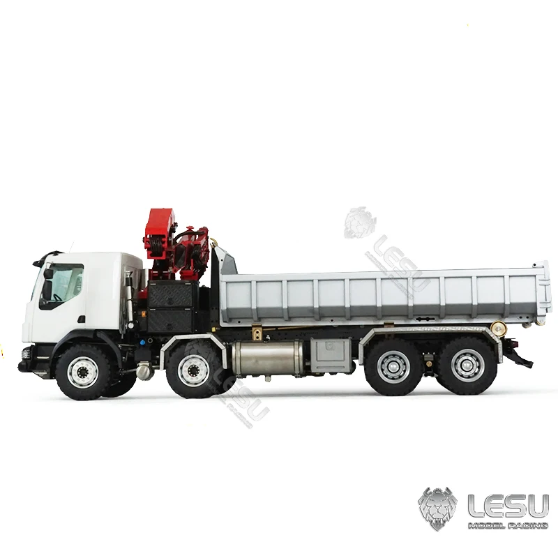 LESU RC Dump Truck 1/14 Radio Cpntrol Tipper for Remote Control Hydraulic Roll On/Off Dumper Crane Cae Th20606-Smt3 3
