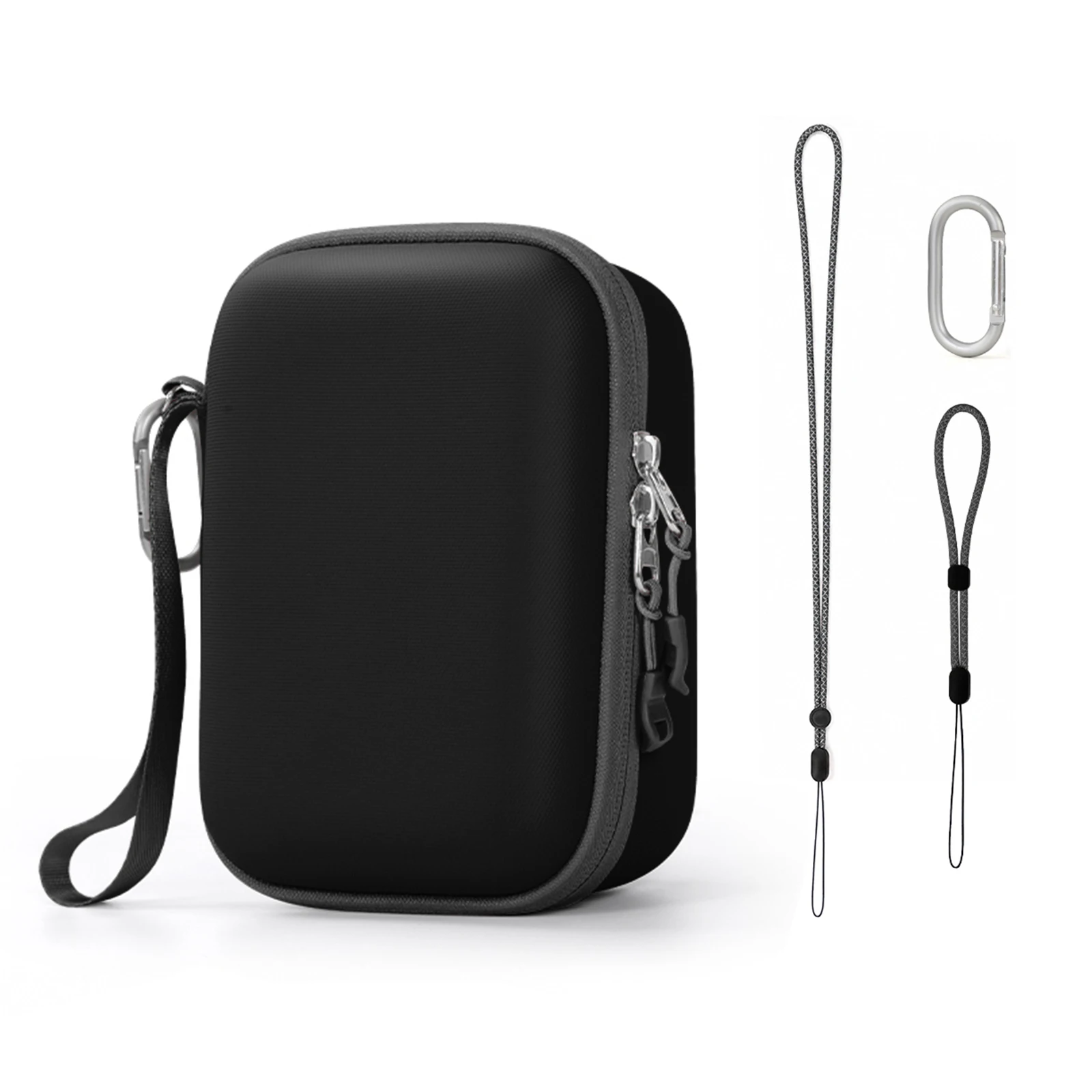 Shark ChillPill Compact Hard Carrying Case with Wristlet & Carabiner – Shockproof Storage
