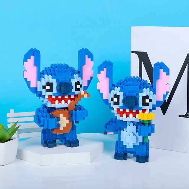 2023new Disney Series Music Stitch Cartoon Character Model Series Building  Blocks Puzzle Set Children's Toy Gift - Blocks - AliExpress