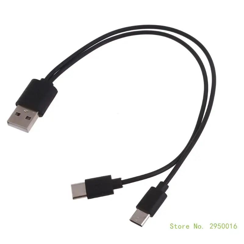 Universal Multi-Device Fast Charging Cable with Multiple USB-C Ports