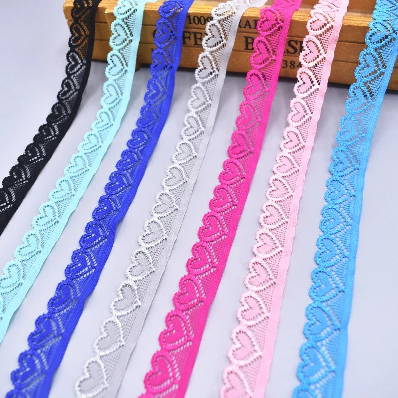 Stretch Elastic Lace Ribbon Elastic Lace Trim DIY Crafts African Fabric For Sewing Clothes Underwear Handicraft Accessories lace ribbon lace garment accessories lace sewing supplies lace accessories lace sewing accessories clothing craft accessories