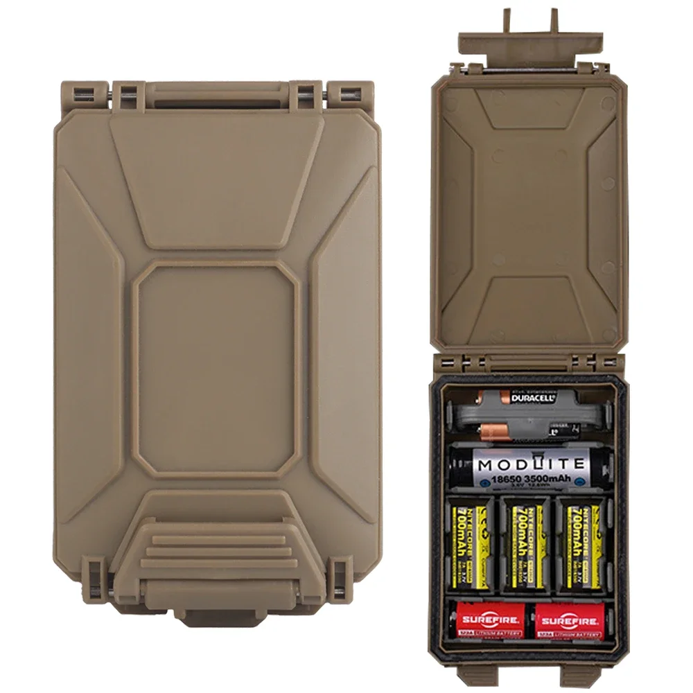 

Тактический ящик для хранения аккумуляторов модульная облегченная модульная система переноски военный охотничий жилет 18650/AAA/CR123A/18350 держатель аккумулятора аксессуары