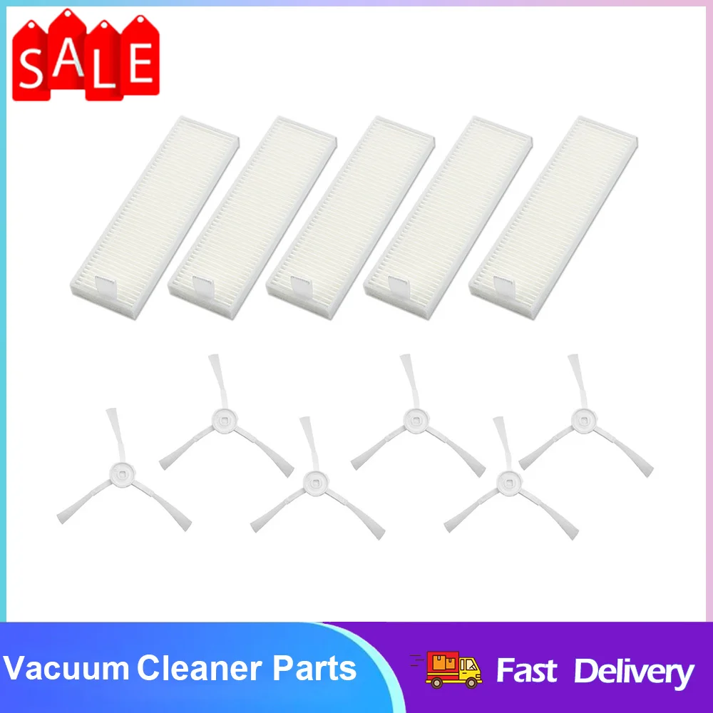 

Side Brushes Filter Kit For Rowenta Explorer Series 60 7447Robot Vacuum Cleaner Assembly Household Cleaning Parts Accessories