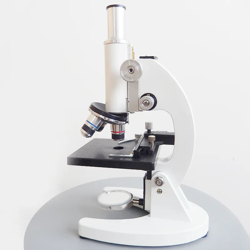 Optical microscope for Adults Kids 64X-2400X Magnification Compound Microscope with Microscope Slides Fill Light for Students 3
