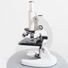 Optical microscope for Adults Kids 64X-2400X Magnification Compound Microscope with Microscope Slides Fill Light for Students 3