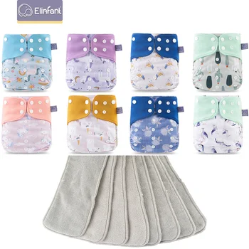 Matching waterproof baby pcoket diapers 1