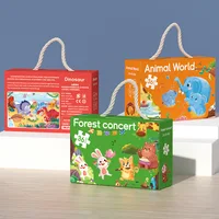 36 Pieces Jigsaw Puzzle Assembling Picture Cartoon Animals Decompression Toy for Adult Children Kids Educational Gifts P477 1