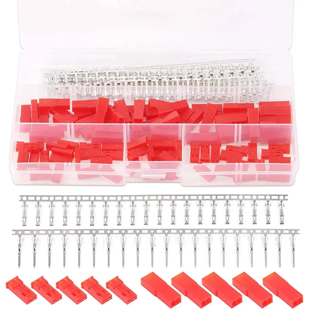 JST SYP 크림프 터미널 커넥터 키트, 수 암 하우징 커넥터, 2 핀 2.54MM, 300 개, 420 개
