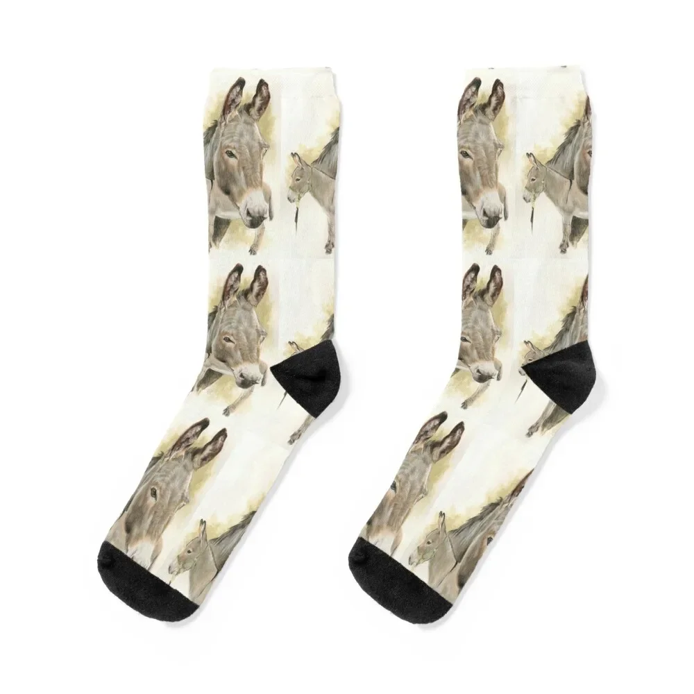 

Donkey Socks Novelties basketball with print Woman Socks Men's