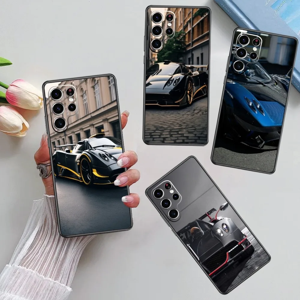 Cool Male Men Sports Carses Custodia Per Telefono Per Samsung Galaxy S23 S22 S21 S20 Plus Ultra M54 Note20 Cover Morbida Nera Per Telefono