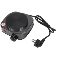 500W Mini Electric Heater Stove Multifunctional Hot Cooker Plate Milk Water Coffee Heating Furnace Kitchen Use EU 220-230V 1