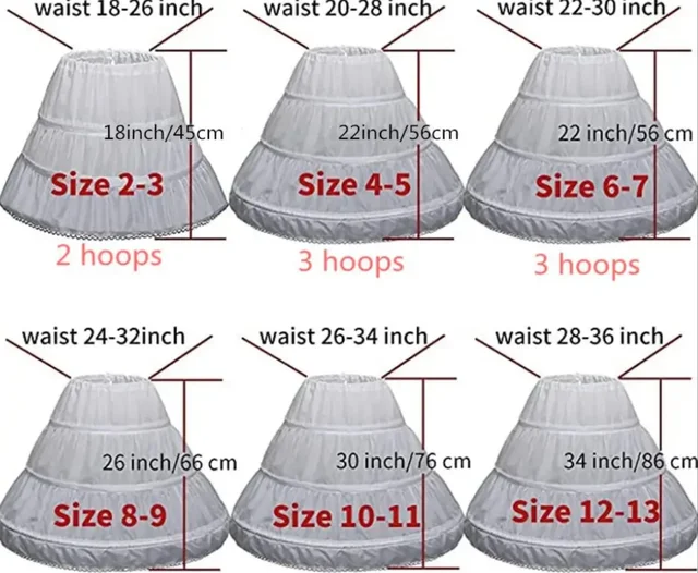 Cancan infantil de 3 aros para festa de casamento: o toque perfeito de volume e elegância 2 Cancan infantil de 3 aros para festa de casamento