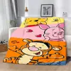 Disney Winnie The Pooh Printed Blanket Picnic Blankets Warm Blanket Soft and Comfortable Blanket Home Travel Birthday Gift 4