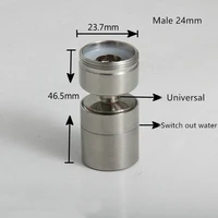 1Pc ก๊อกน้ำ Aerator F22mm/M24mm หมุน Multifunctional เป็นมิตรกับสิ่งแวดล้อมน้ำเต็มรูปแบบ Spout Bubbler Filter อุปกรณ์เสริม 3