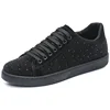 The latest men's luxury rhinestone casual board shoes 2024 Spring Autumn comfortable soft soled running sports shoes sneakers 5