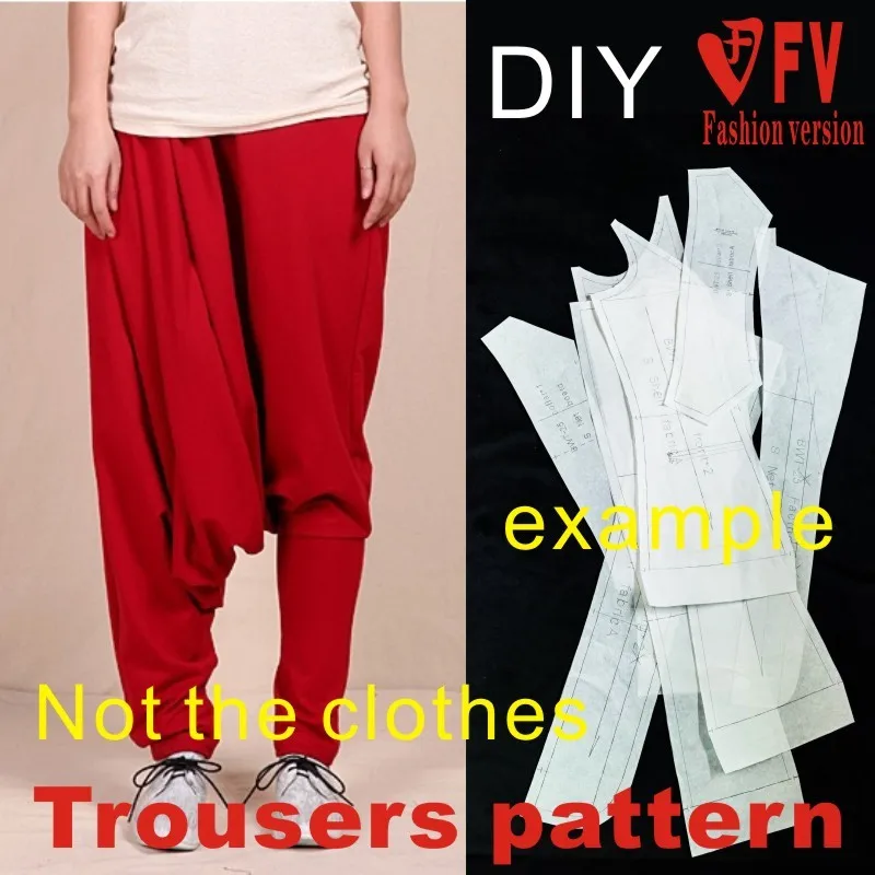 pants sewing pattern The trousers pattern(Not the pants) BCK-19