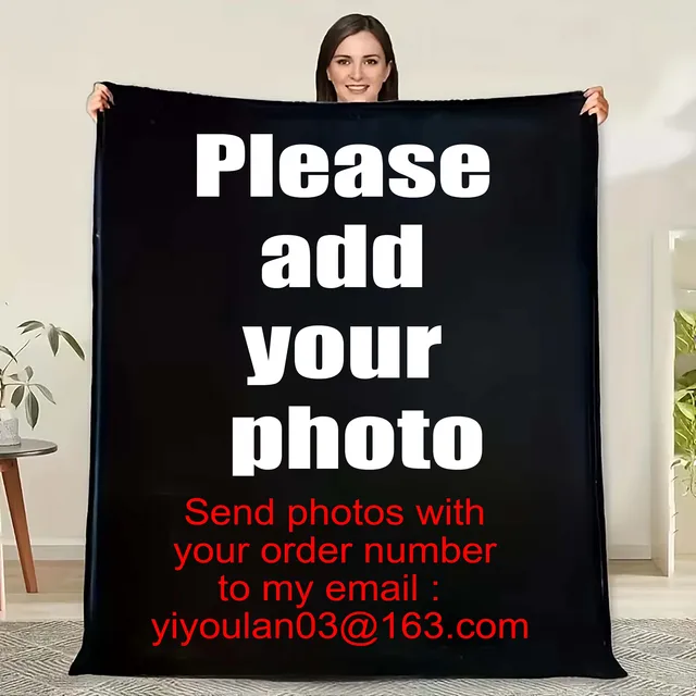 Personalized Photo Blanket Wholesale Dropshipping Warm Customized Throw Blankets For Family Wedding Pets Birthday Gifts For Her Personalized Photo Blanket Wholesale Dropshipping Warm Customized Throw Blankets For Family Wedding Pets Birthday Gifts For Her
