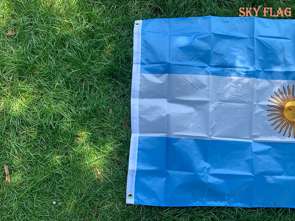 SKY FLAG Argentina Flag 90x150cm hanging polyester standard Argentine National… - Image 5