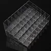 Trapezoid Clear Makeup Display 40 Lattices Lipstick Stand Case Cosmetic Organizer Holder Box Hot Sale High Quality 3