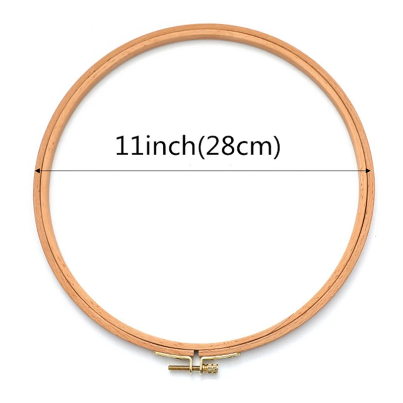 1PC Cross Stitch Embroidery Hoop Beech Sewing Tools Hoop Ring Wooden Frame Sewing Manual Tool Needlework 