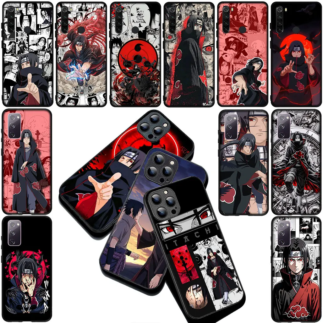 Anime Uchiha Itachi Naruto Silicone Phone Case Cover