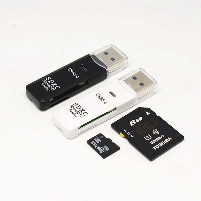 휴대폰 메모리 마이크로 SD TF 카드 SLR 카메라 SD 다기능 카드 리더, 노트북 컴퓨터용 멀티 스마트 카드 리더, USB3.0