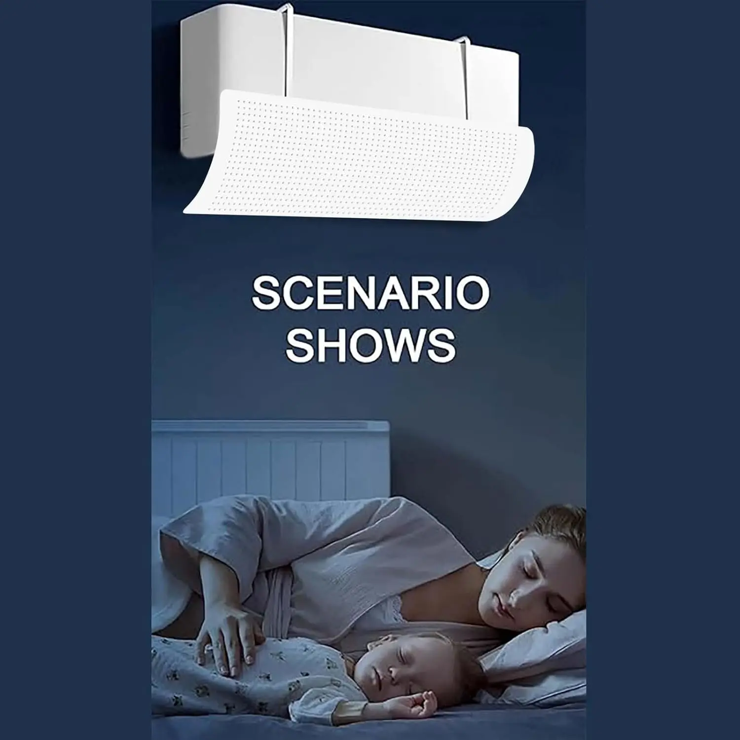 Random Styles Air Conditioner Deflector,Air Conditioner Wind Deflector Universal Angle Adjustable Air-Conditioning Wind