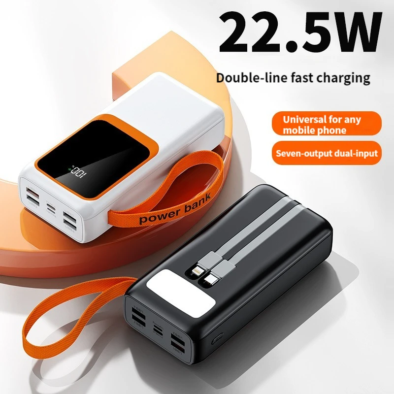 

Внешний аккумулятор большой емкости, 50000 мАч, PD20W, быстрая зарядка, внешний аккумулятор 30000 мАч, портативный внешний запасной аккумулятор для iPhone, Samsung