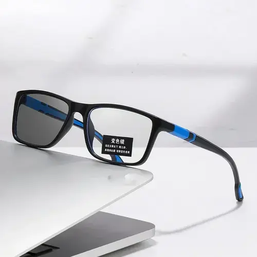 Photochromic Anti Blue Light Outdoor Sports Cycling Ultra Light High-definition Color Changing Myopia Glasses 0 -0.5 -0.75 -1.25 - Image 8