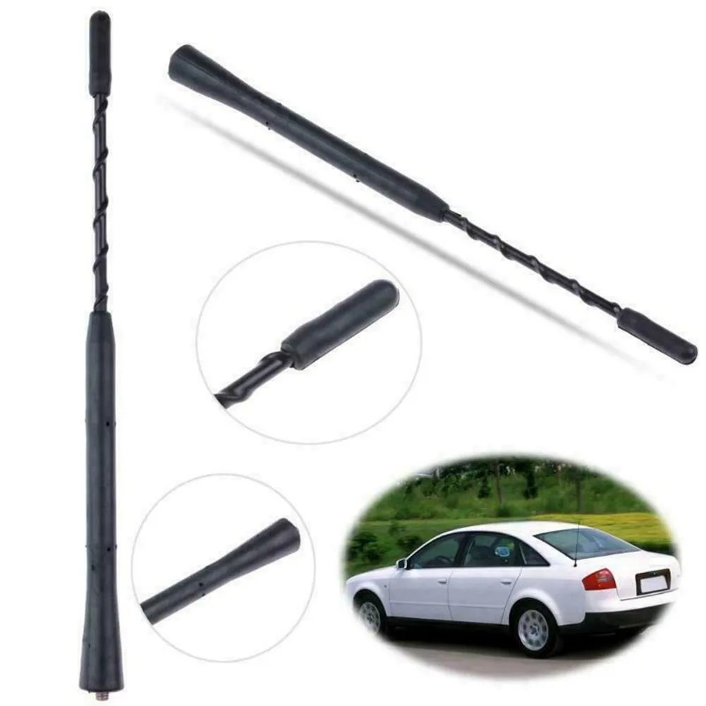 

Car Auto Roof Mast Stereo Antenna AM/FM Radio Aerial Screw Universal Plug Play Car Aerial With/M5/M6 Type Screws Accessories