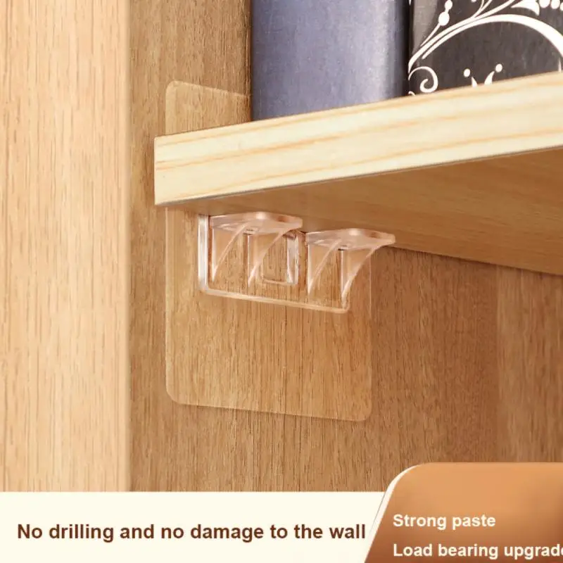 

Shelf Support Pegs Heavy Duty Clapboard Bracket Closet Cabinet Shelf Support Pegs Punch Free Pegs Adhesive Shelves Support Clip