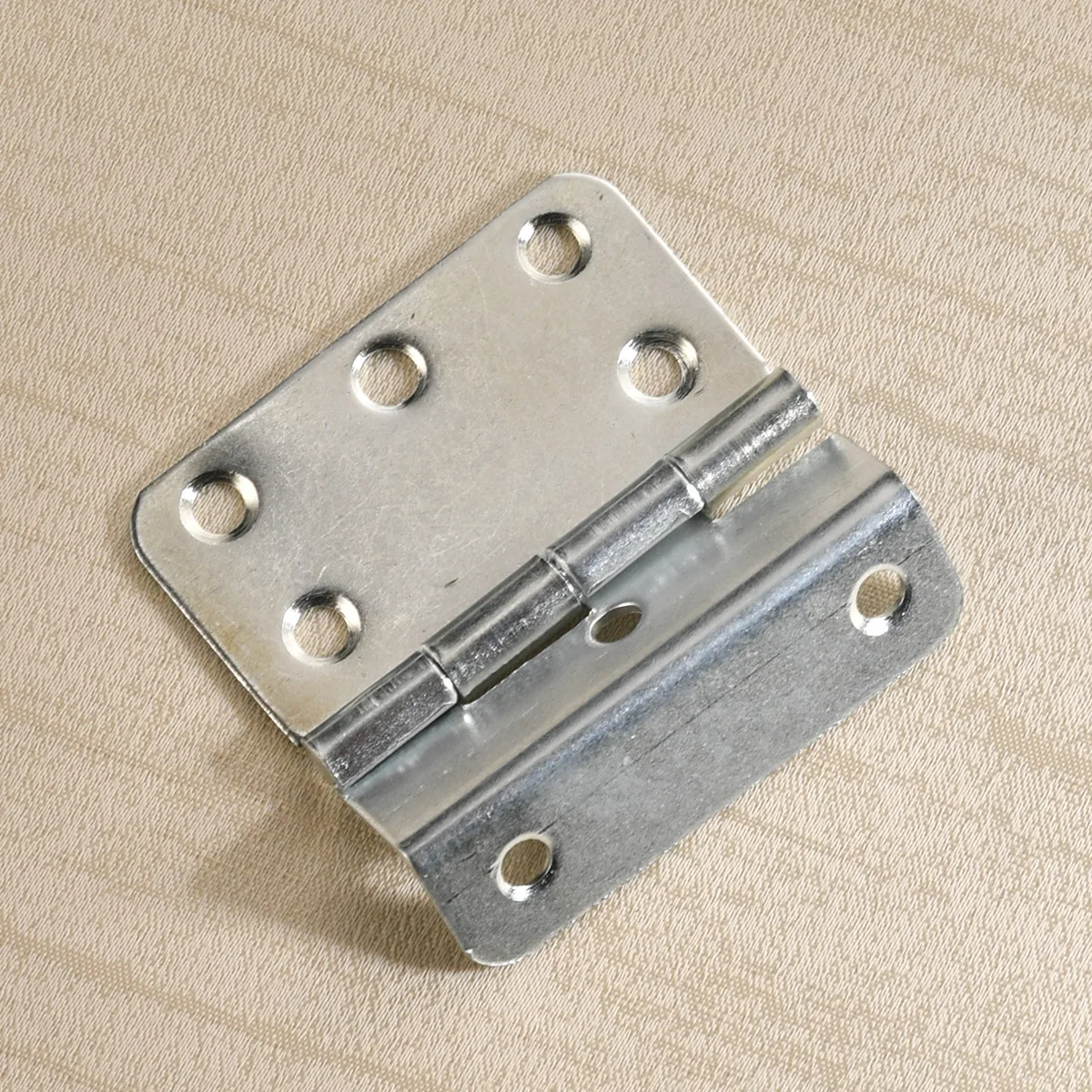 Stainless Steel Hinges Door Hinges Chinese Style Folding Hinge Iron Three Fold Hinge 50mm Clip 11 Plate Iron Box Cabinet Wooden Box Mirror Cabinet