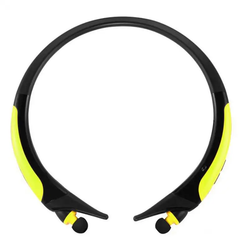 Hbs-fones de Ouvido sem Fio Bluetooth Mais com Fio Esportes Pescoço Montado Fones de Ouvido Correndo Cabo Estéreo Retrátil Venda Quente 850s - Image 3