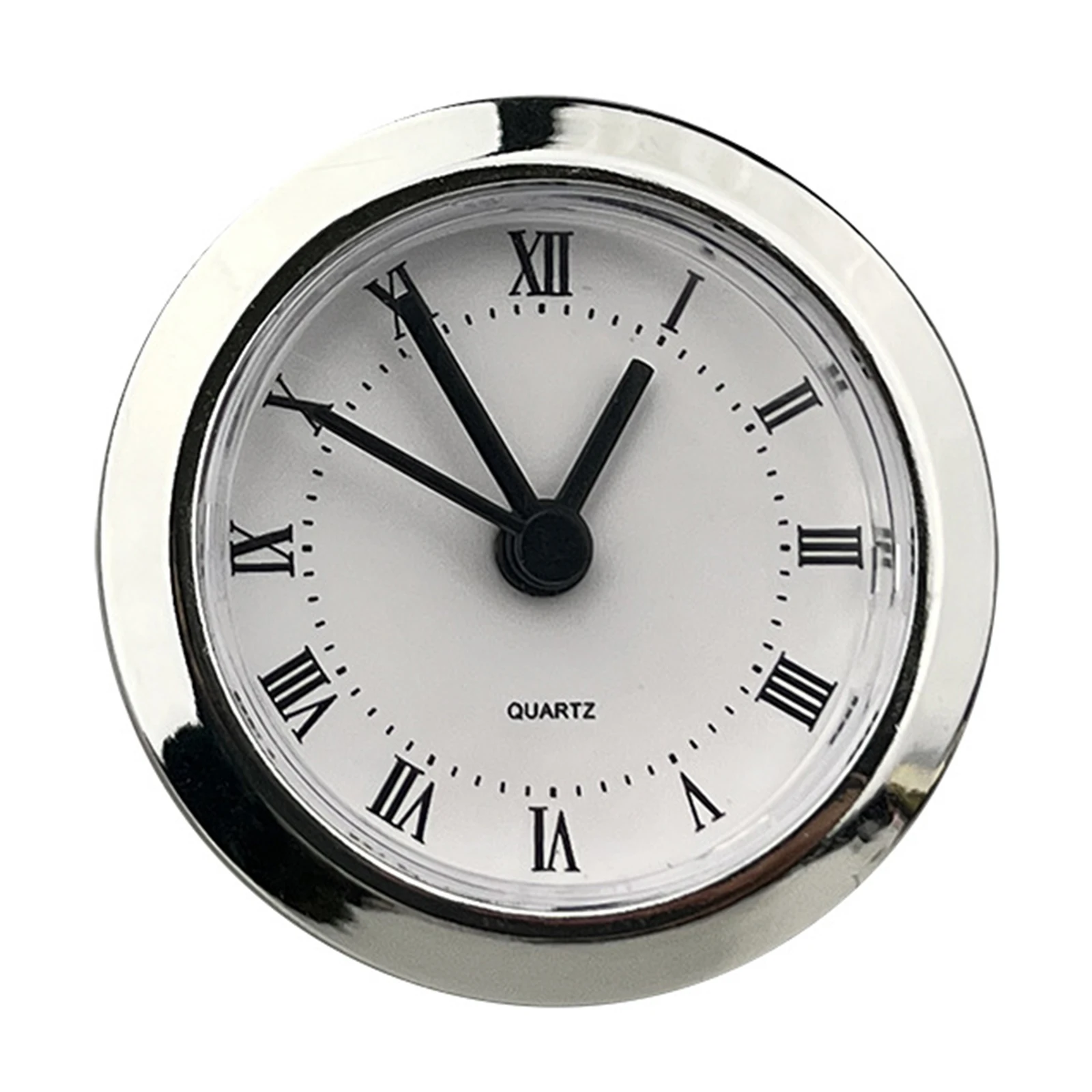 DIY Clock Projects Clock Movement Replacement 50MM Clock Insert High-Quality Movement Precise Timekeeping Transparent Lens 6