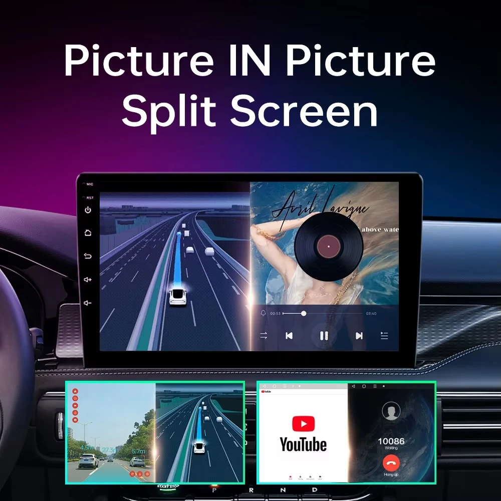 car multimedia player car radio car multimedia theme wireless carplay wireless carplay adapter smart carplay box TS18 8581 TS20 7870 Car Android Radio Stereo Multimedia player Voice AI theme 9 10 inch QLDE 2K CarPlay Auto for Lada toyota vw
