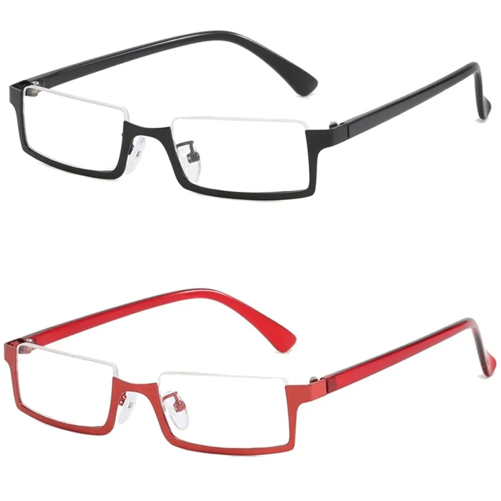 Augenschutz Anti-Blaulicht Brille bequeme ultraleichte Metall quadratische Brille Blue Ray Blocking Frame Brillen Büro – Detail 1