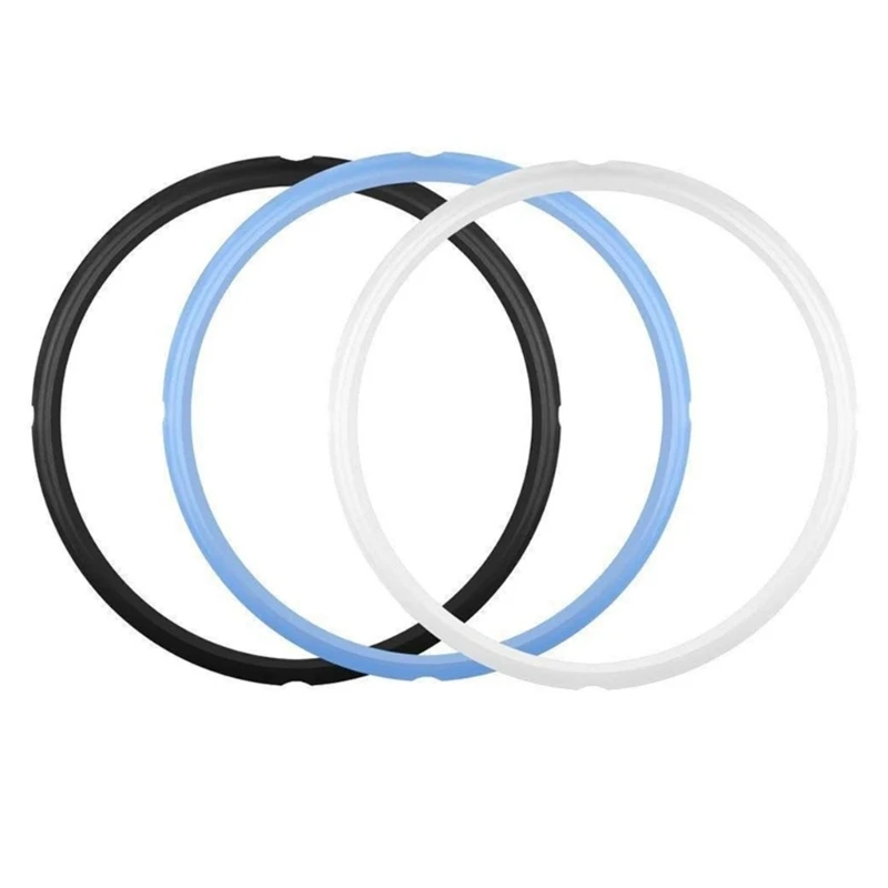 Set of 3 Sealing Rings Versatile Sealing Solution 6QT Pressure Cooker Spare Part For Home Cooks Busy Individuals pressure cooker replacement parts