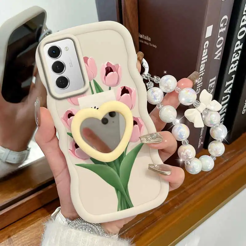 Stay Happy Phone Case Set with Lanyard and Stand - 3 Piece Bundle