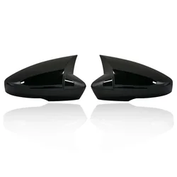 Premium Car Side Mirror Cover for Enhanced Protection and Style (Bright black)