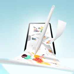 Enhanced Bluetooth Stylus with Palm Rejection (White)