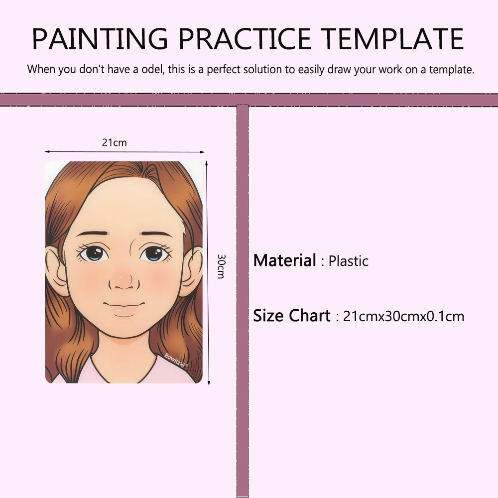 Painting practice Template Non toxic and washable Reusable Face Paint Exercise board for Body Art Painting For Audlts - 6